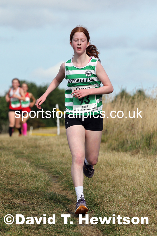 Girls under-15s 2021 North Eastern League, Wrekenton, Low Fell, Gateshead. Photo: David T. Hewitson/Sports for All Pics